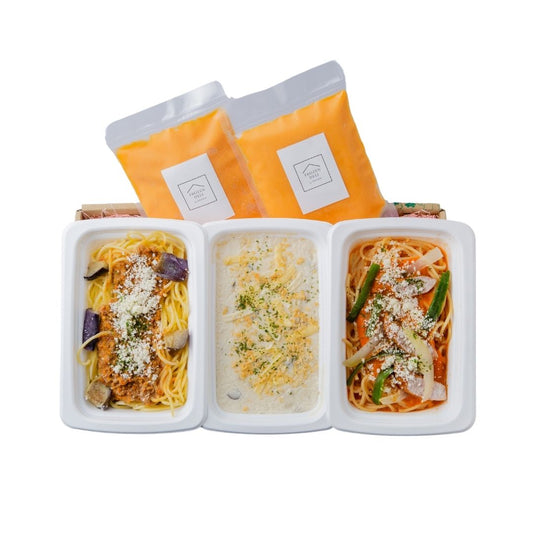 【シャルドネ】パスタ＆グラタン&ポタージュセット