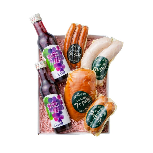 【シャルドネ】ぶどう果汁＆スモークセット